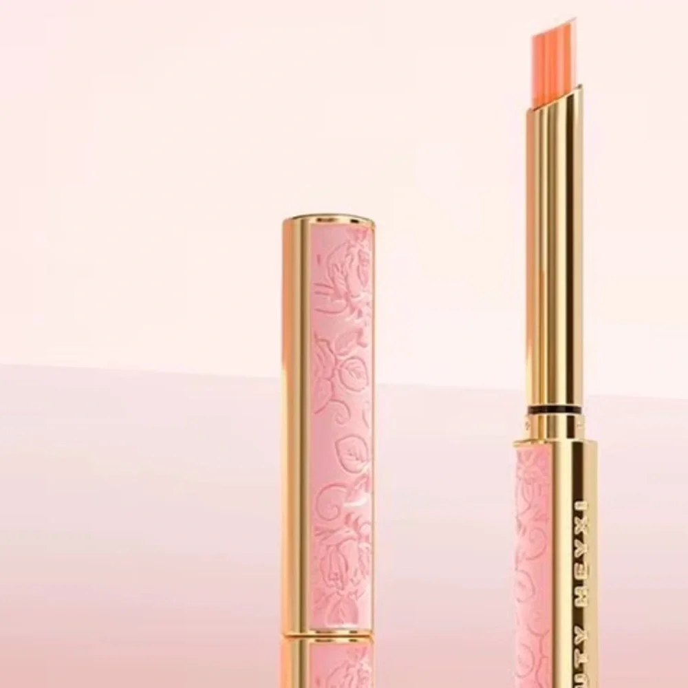 Luxurious peach & pink   lip tint  by BEAUTY-HEXI Perfect for a glamorous look.